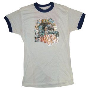 Vintage 1979 Las Vegas Single Stitch Ringer T-Shirt Adult Large Devknit Tag